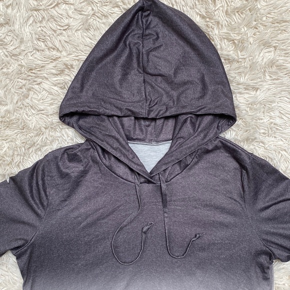 Boutique LS Hooded Top 💗 Gray - Picture 4 of 9